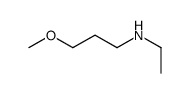 N-ethyl-3-methoxypropan-1-amine结构式