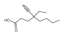 4-cyano-4-ethyloctanoic acid结构式