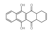 5,12-Naphthacenedione,1,4,4a,12a-tetrahydro-6,11-dihydroxy-结构式