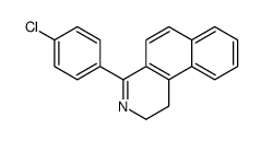 4-(4-chlorophenyl)-1,2-dihydrobenzo[f]isoquinoline结构式