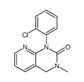 1-(2-chloro-phenyl)-3-methyl-3,4-dihydro-1H-pyrido[2,3-d]pyrimidin-2-one Structure