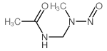 Acetamide,N-[(methylnitrosoamino)methyl]- Structure