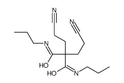 2,2-bis(2-cyanoethyl)-N,N'-dipropylpropanediamide Structure