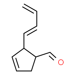 3-Cyclopentene-1-carboxaldehyde, 2-(1,3-butadienyl)- (9CI)结构式