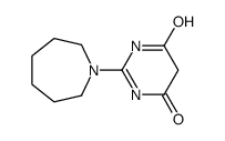 2-(Hexahydro-1H-azepin-1-yl)pyrimidine-4,6(1H,5H)-dione结构式