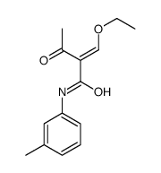 2-(ethoxymethylidene)-N-(3-methylphenyl)-3-oxobutanamide Structure