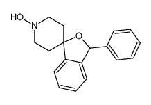 1'-hydroxy-1-phenylspiro[1H-2-benzofuran-3,4'-piperidine]结构式