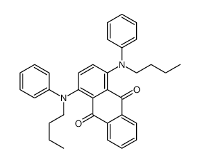 1,4-bis(N-butylanilino)anthracene-9,10-dione结构式