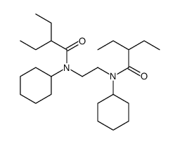 N-cyclohexyl-N-[2-[cyclohexyl(2-ethylbutanoyl)amino]ethyl]-2-ethylbutanamide Structure