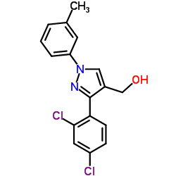 (3-(2,4-DICHLOROPHENYL)-1-M-TOLYL-1H-PYRAZOL-4-YL)METHANOL结构式