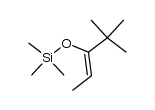 (Z)-Me3CC(OSiMe3)=CHMe结构式