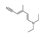 5-(diethylamino)-3-methylpenta-2,4-dienenitrile结构式