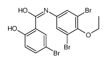 5-bromo-N-(3,5-dibromo-4-ethoxyphenyl)-2-hydroxybenzamide结构式