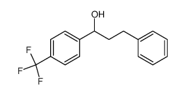 3-phenyl-1-(4-(trifluoromethyl)phenyl)propan-1-ol Structure