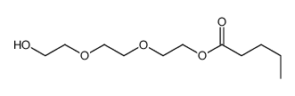 2-[2-(2-hydroxyethoxy)ethoxy]ethyl pentanoate结构式