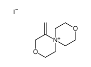 5-methylidene-3,9-dioxa-6-azoniaspiro[5.5]undecane,iodide Structure