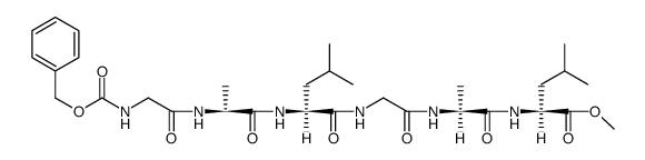 Z-Gly-Ala-Leu-Gly-Ala-Leu-OMe Structure