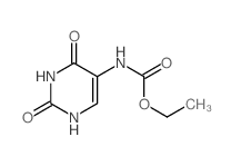 ethyl N-(2,4-dioxo-1H-pyrimidin-5-yl)carbamate结构式