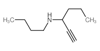 1-Hexyn-3-amine,N-butyl- structure