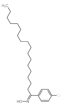 Octadecanophenone, 4-chloro-, oxime Structure