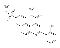 3-(2-羟基苯基)-8-磺酸基苯并[F]喹啉-1-羧酸钠盐图片