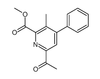 Methyl 6-acetyl-3-Methyl-4-phenylpicolinate结构式