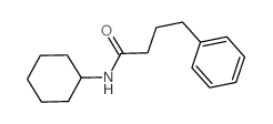 N-cyclohexyl-4-phenyl-butanamide结构式