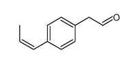 2-(4-prop-1-enylphenyl)acetaldehyde Structure