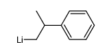 (2-phenylpropyl)lithium结构式