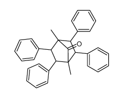 1,4-dimethyl-2,3,5,6-tetraphenylbicyclo[2.2.1]heptan-7-one Structure