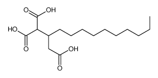 2-decylpropane-1,1,3-tricarboxylic acid结构式