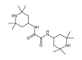 N,N'-bis(2,2,6,6-tetramethylpiperidin-4-yl)oxamide结构式
