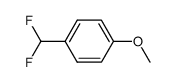 1-(Difluoromethyl)-4-methoxybenzene Structure