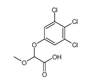 2-methoxy-2-(3,4,5-trichlorophenoxy)acetic acid结构式