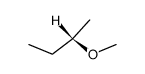 (S)-2-methoxy-butane Structure