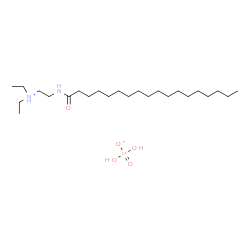 N-[2-(diethylamino)ethyl]stearamide phosphate结构式
