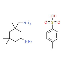 5-amino-1,3,3-trimethylcyclohexanemethylamine toluene-p-sulphonate结构式