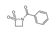 (1,1-dioxothiazetidin-2-yl)-phenylmethanone结构式