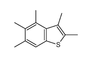 2,3,4,5,6-pentamethyl-1-benzothiophene结构式