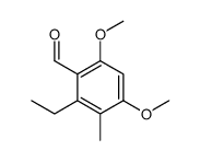 m-Tolualdehyde, 2-ethyl-4,6-dimethoxy- (5CI) Structure