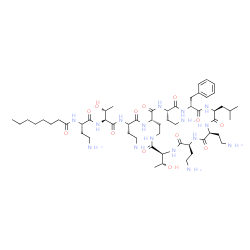 Octanoylpolymyxin B structure