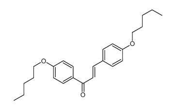 1,3-Bis[4-(pentyloxy)phenyl]-2-propen-1-one结构式