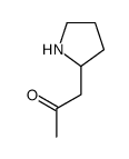 2-Propanone, 1-(2-pyrrolidinyl)- (9CI)结构式