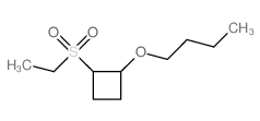 1-butoxy-2-ethylsulfonyl-cyclobutane Structure