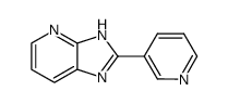 2-(3-pyridinyl)-3H-imidazo[4,5-b]pyridine结构式