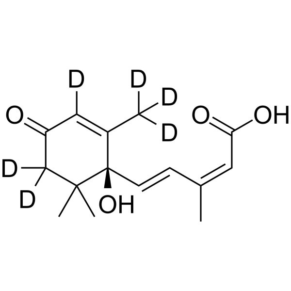 (+)-Abscisic Acid-d6 structure