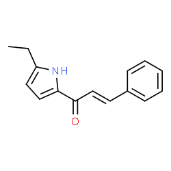 2-Propen-1-one,1-(5-ethyl-1H-pyrrol-2-yl)-3-phenyl-,(2E)-(9CI) structure