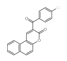 3H-Naphtho[2,1-b]pyran-3-one, 2-(4-chlorobenzoyl)- picture