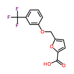 5-(3-TRIFLUOROMETHYL-PHENOXYMETHYL)-FURAN-2-CARBOXYLIC ACID结构式