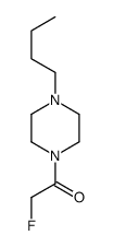 Piperazine, 1-butyl-4-(fluoroacetyl)- (9CI)结构式